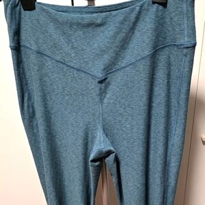 Blue High-Waisted Leggings